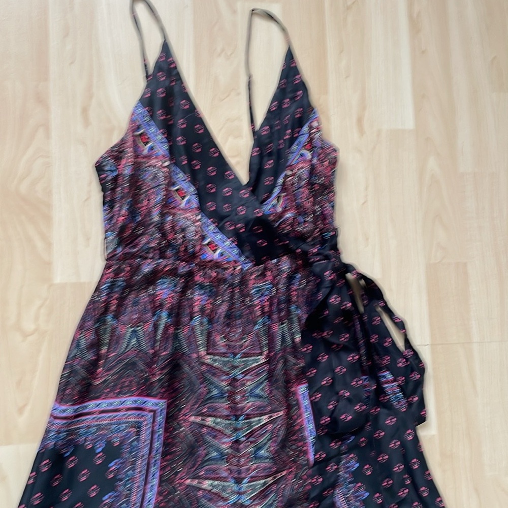 Free People Cabbage Rose wide leg jumpsuit, size US 6 - Picture 8 of 13